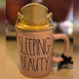 Rae Dunn Sleeping Beauty Mug with Crown Lid